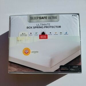 Sleep Safe Ultra Box Spring Protector 6 in 1 Protection, for Full Size Bed